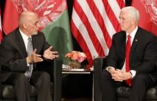 دیدار رییس جمهور غنی با معاون رییس جمهور ایالات متحده امریکا