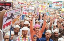 تصاویر/ تظاهرات باشنده گان هند علیه سفر بن سلمان