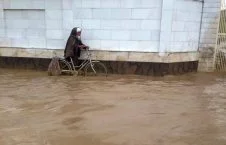 خانه هایی که غرق در آب شد؛ بارندگی شدید در هرات