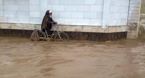خانه هایی که غرق در آب شد؛ بارندگی شدید در هرات
