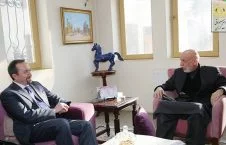 دیدار حامد کرزی با سفیر امریکا در کابل