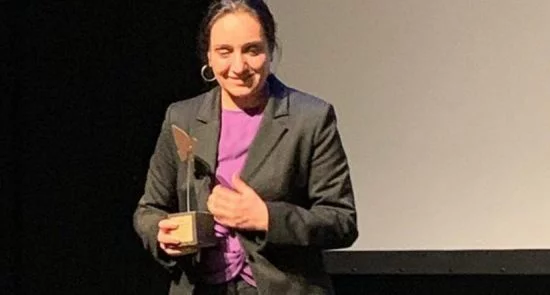 کسب جایزه فعال حقوق بشر توسط بانوی افغان