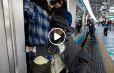 ویدیو/ ابتکار جدید جاپانی ها برای سوار شدن به قطار!