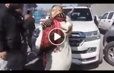 ویدیو/ لت و کوب پولیس توسط یک نماینده زن ولسی جرگه