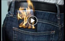 ویدیو/ مبایل مرد هندی در جیبش آتش گرفت