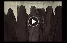 ویدیو/ پنهان شدن داعشی ها در لباس زنانه