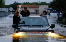 جاری شدن سیلاب در دالاس امریکا