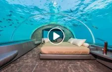 ویدیو/ خانه ای جذاب و دیدنی در زیر بحر