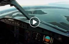 ویدیو/ لحظات وحشتناک سقوط طیاره