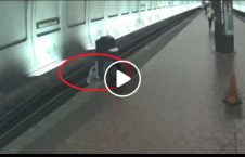 ویدیو نجات مرد نابینا برخورد قطار 226x145 - ویدیو/ نجات مرد نابینا از برخورد با قطار