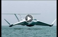 ویدیو/ پرواز شگفت انگیز کشتی پرنده‌ روی آب
