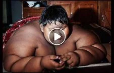 ویدیو/ چاق ترین پسر جهان به آرزوی خود رسید