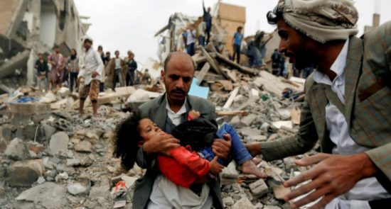 یمن 550x295 - آماری تکان دهنده از کشتار اطفال یمنی توسط ایتلاف سعودی