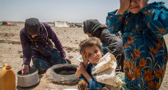 سوء تغذیه 550x295 - گزارش سازمان ملل درباره سوء تغذیه اطفال زیر 5 سال در افغانستان