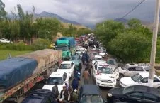 تصاویر/ معترضان بغلانی در شاهراه کابل – شمال