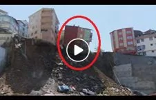 ویدیو/ یک تعمیر 4 طبقه در ترکیه فرو ریخت