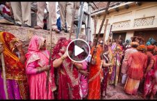 ویدیو/ جشن لت و کوب مردان در هند