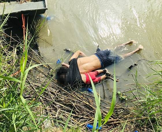مهاجر جسد 2 - مرگ دردناک پدر و دختر مهاجر در سرحدات امریکا + عکس(18+)