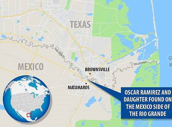 مهاجر جسد 6 - مرگ دردناک پدر و دختر مهاجر در سرحدات امریکا + عکس(18+)