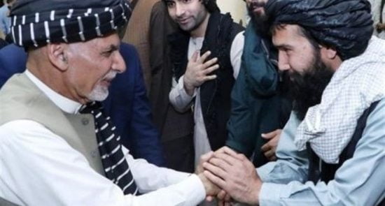اشرف غنی طالبان 550x295 - درخواست رییس جمهور از طالبان به مناسبت عید سعید فطر