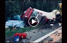 ویدیو/ راننده ای که باعث تصادف سه موتر شد