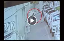 ویدیو/ سقوط هولناک دختر دو ساله از تعمیر 5 طبقه