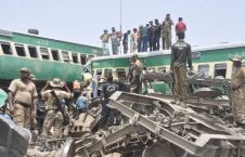 قطار پاکستان 226x145 - تصویر/ برخورد مرگبار دو قطار در شرق پاکستان