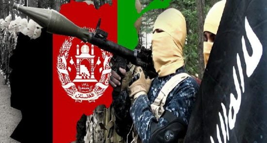 داعش 550x295 - عفو عمومی طالبان برای دهها عضو داعش در ولایت ننگرهار
