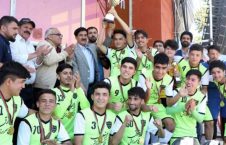 قهرمانی تیم فوتبال میوند در لیگ 18 سال کابل
