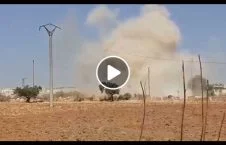ویدیو/ حمله هوایی اردوی ملی سوریه بالای کاروان نظامی ترکیه