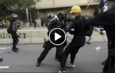 ویدیو/ لت و کوب پولیس توسط چینایی ها