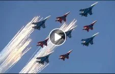 ویدیو/ نمایش وحشتناک طیارات جنگی در آسمان