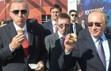 تصاویر/ آیسکریم خوردن پوتین و اردوغان