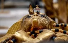 تصاویر/ تابوت طلایی فرعون