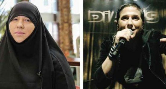 ملانی جورجیادیز 550x295 - دگرگون شدن زنده گی خواننده زن عیسوی مشهور پس از مسلمان شدن