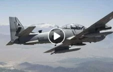 ویدیو/ لحظه بمباردمان مواضع طالبان در غزنی توسط اردوی ملی