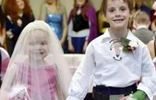 دختری که با پسر 6 ساله ازدواج کرد