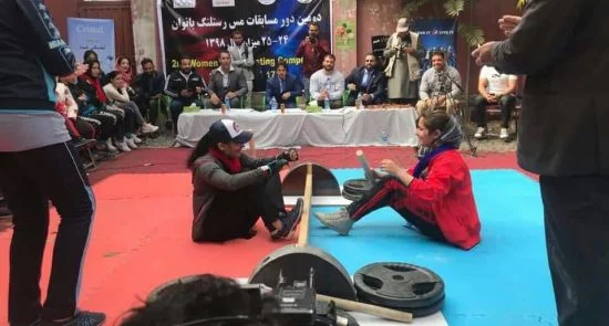 ختم رقابت های مس رستلنگ بانوان در کابل