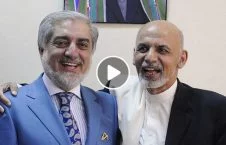 ویدیو/ برخورد جالب غنی و عبدالله پس از پیکارهای انتخاباتی