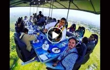 ویدیو/ رستورانتی در هند که در هوا معلق است