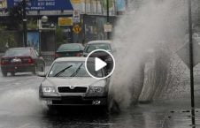 ویدیو مردم آزار زیر باران 226x145 - ویدیو/ مردم آزاری در زیر باران
