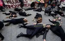تصویر/ اعتراض عجیب زنان در بلجیم
