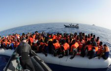 مهاجر 1 226x145 - نجات ۱۰۷ مهاجر غیرقانونی توسط قوای بحری لیبیا