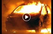 ویدیو/ نجات شجاعانه یک مرد از شعله های آتش