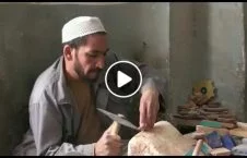 ویدیو/ کاشی تراشی در هرات، قدمت ۸۰۰ ساله دارد