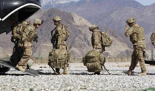 امریکا عسکر. jpg 500x295 - پایان جنگ یک تریلیون دالری در افغانستان!