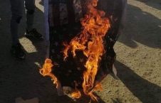 بیرق امریکا 226x145 - تصاویر/ بیرق امریکا در عراق به آتش کشیده شد