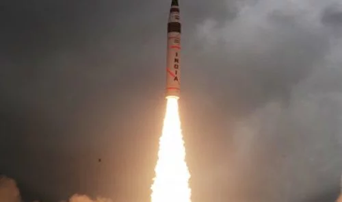 آزمایش موفقیت آمیز راکت هستوی توسط هند
