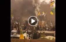 ویدیو/ حمله به سفارت امریکا در عراق
