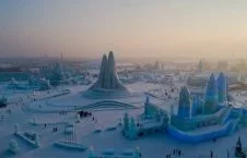 تصویر/ جشنواره دیدنی برف و یخ در چین